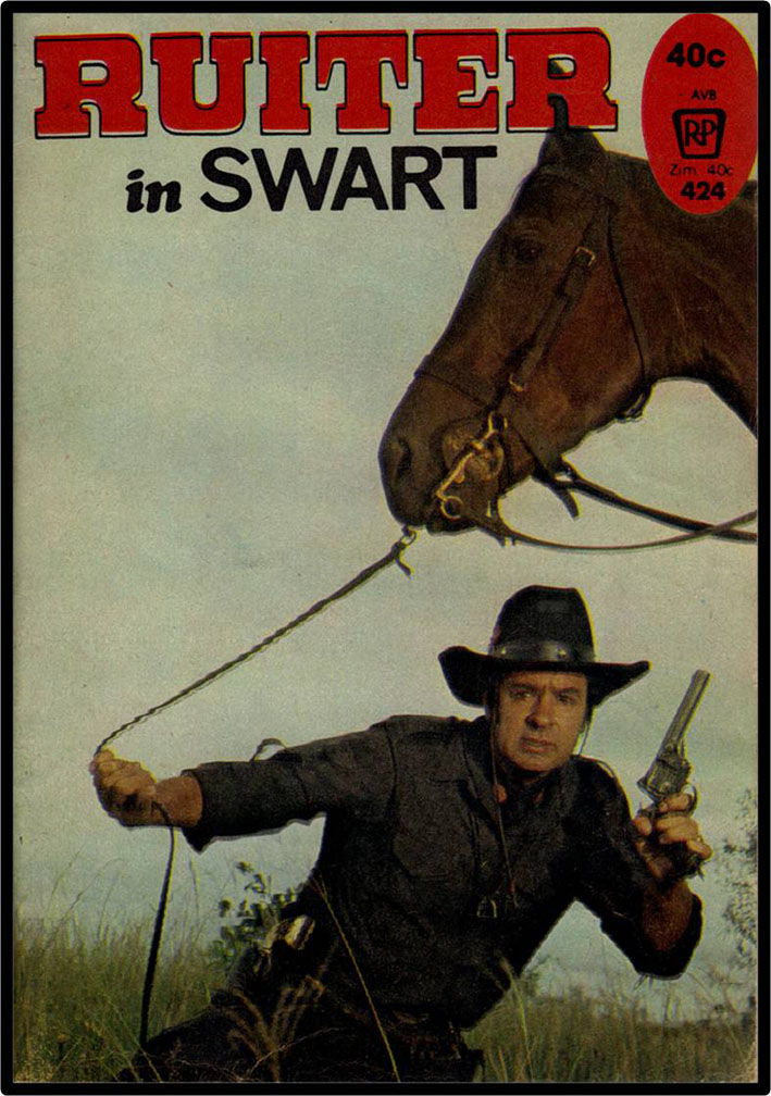 Ruiter in Swart